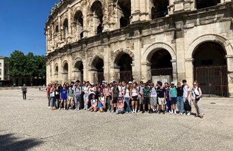 Schüleraustausch 2024-2025 Les arènes de Nîmes, Foto: Pi