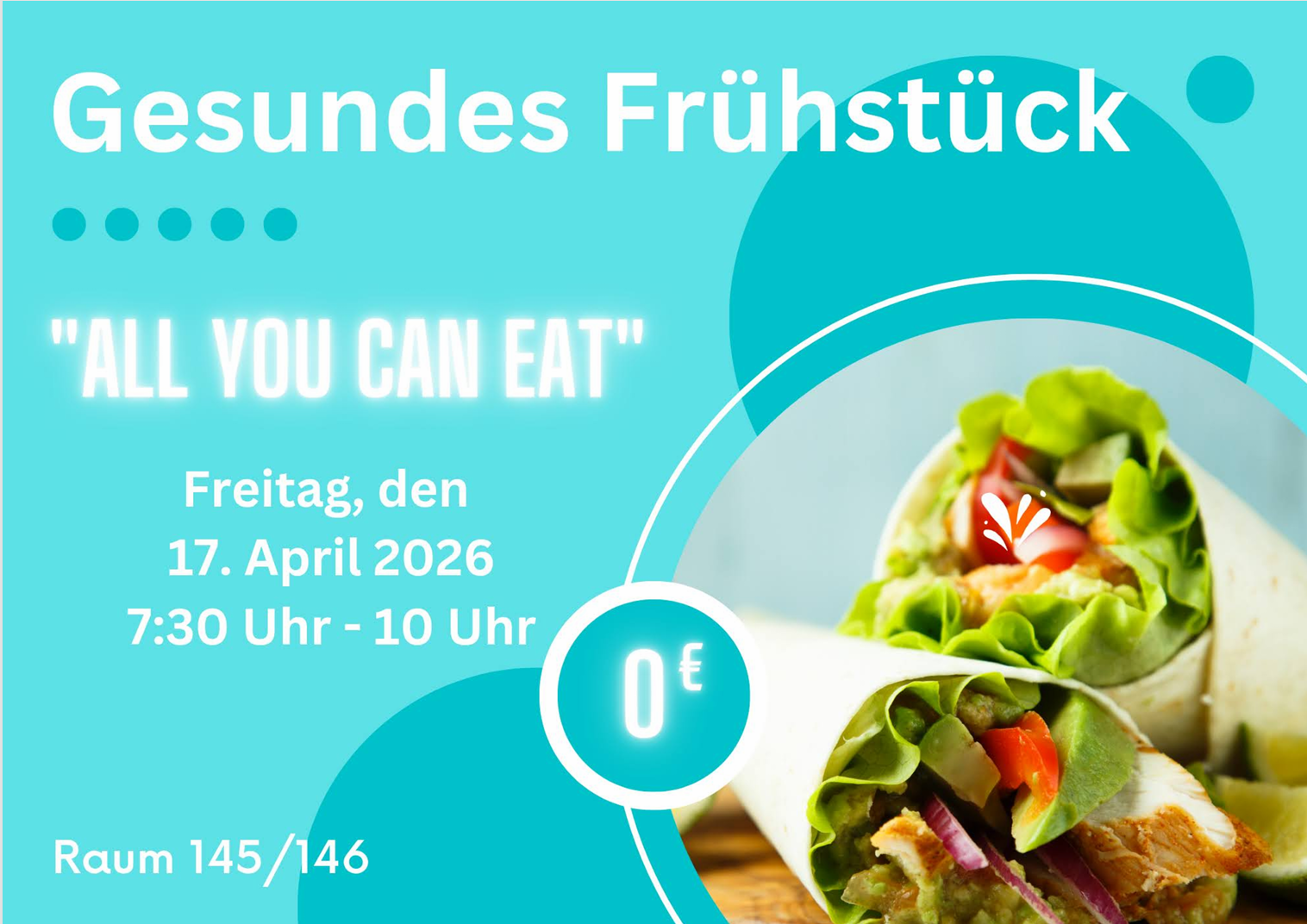 Gesundes Frühstück am 17. April 2026, 07:30-10 Uhr, 0€