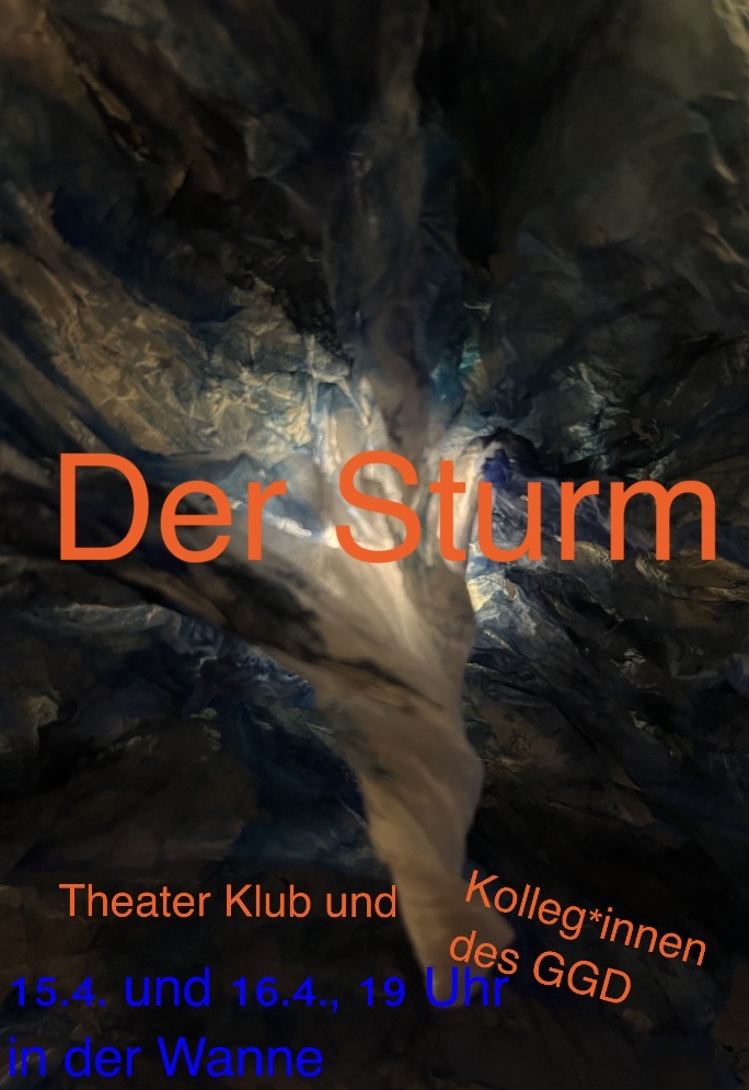 Werbeplakat zur Theatervorstellung